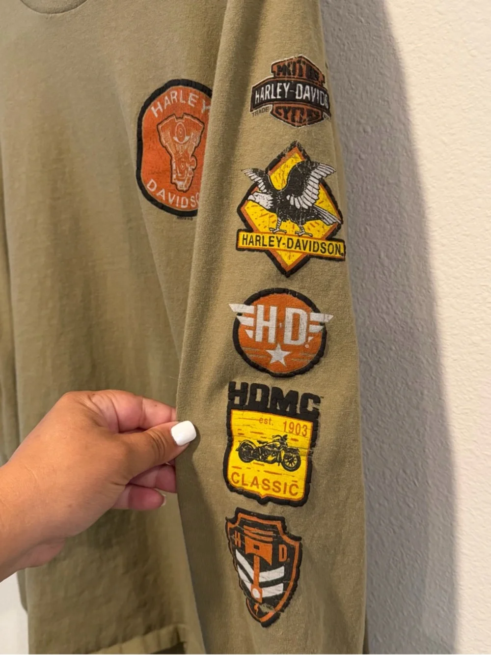 Harley-Davidson Long Sleeve Double Sided Graphic Tee - Honolulu, HI - Picture 3 of 10